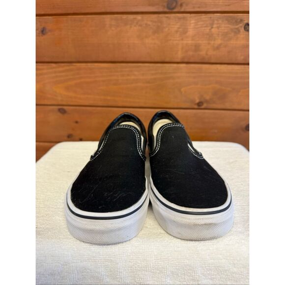 Vans Unisex Skate Slip-On Skateboard Shoe - Black/White Mens Sz 6.5 - Picture 7 of 8